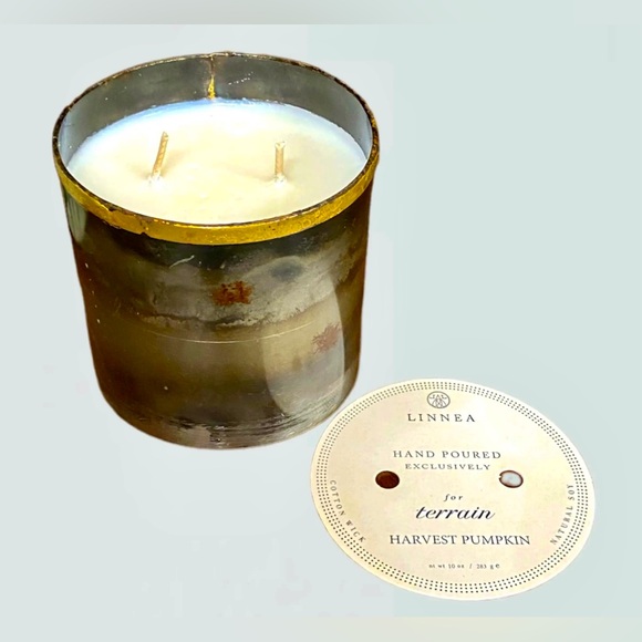 Anthro | Linnea for Terrain | Harvest Pumpkin Candle | Hand Poured in USA | NWT - Picture 4 of 8